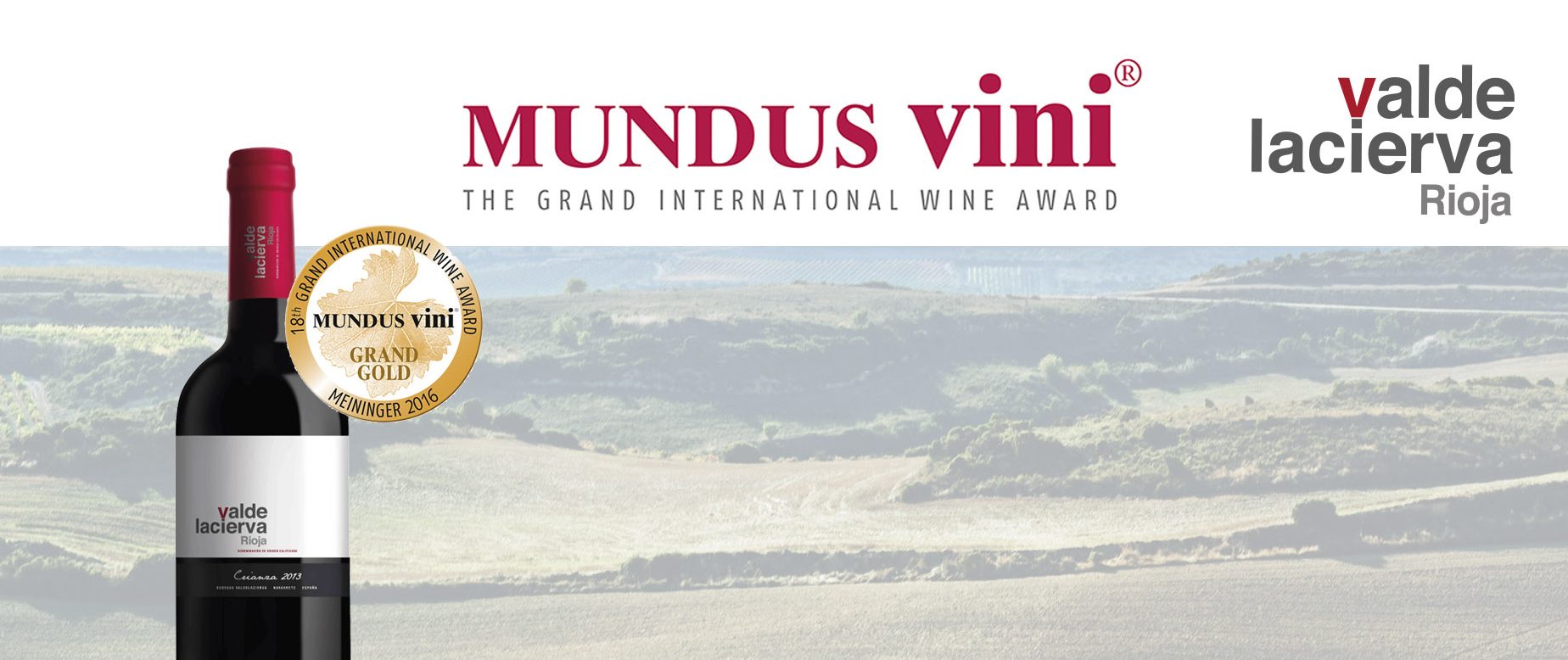 Mundus Vini gives its biggest award to Valdelacierva Crianza 2013.