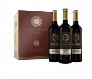 caja de botellas 12 linajes reserva Ribera del Duero