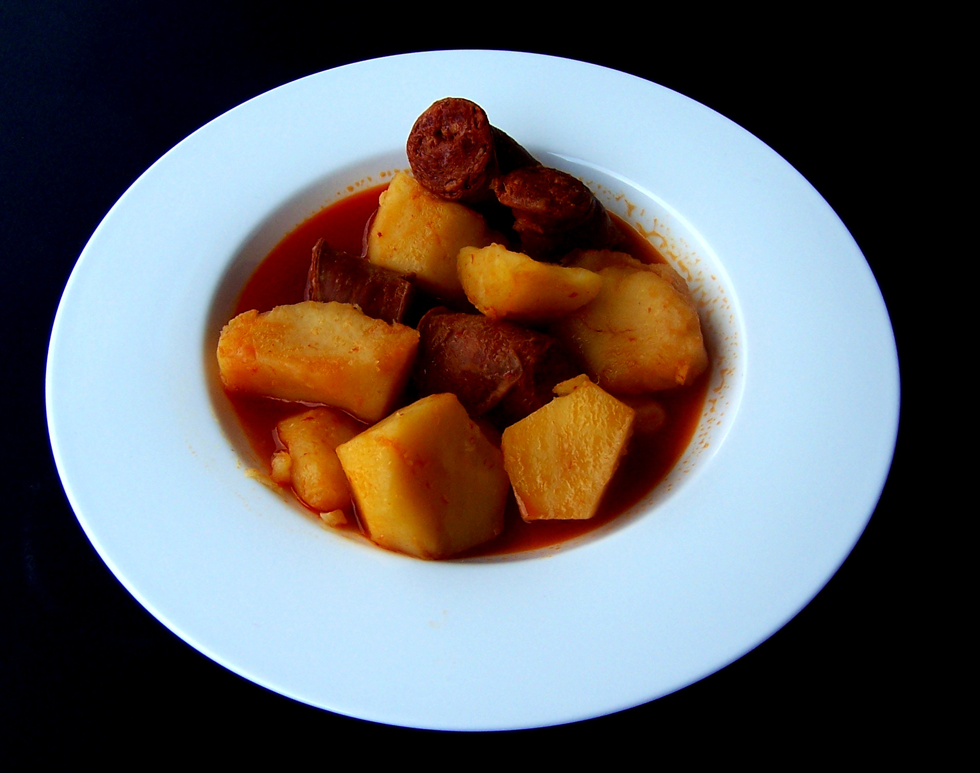 Patata and chorizo stew