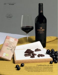 12 Linajes reserva maridaje vino y chocolate ribera del duero