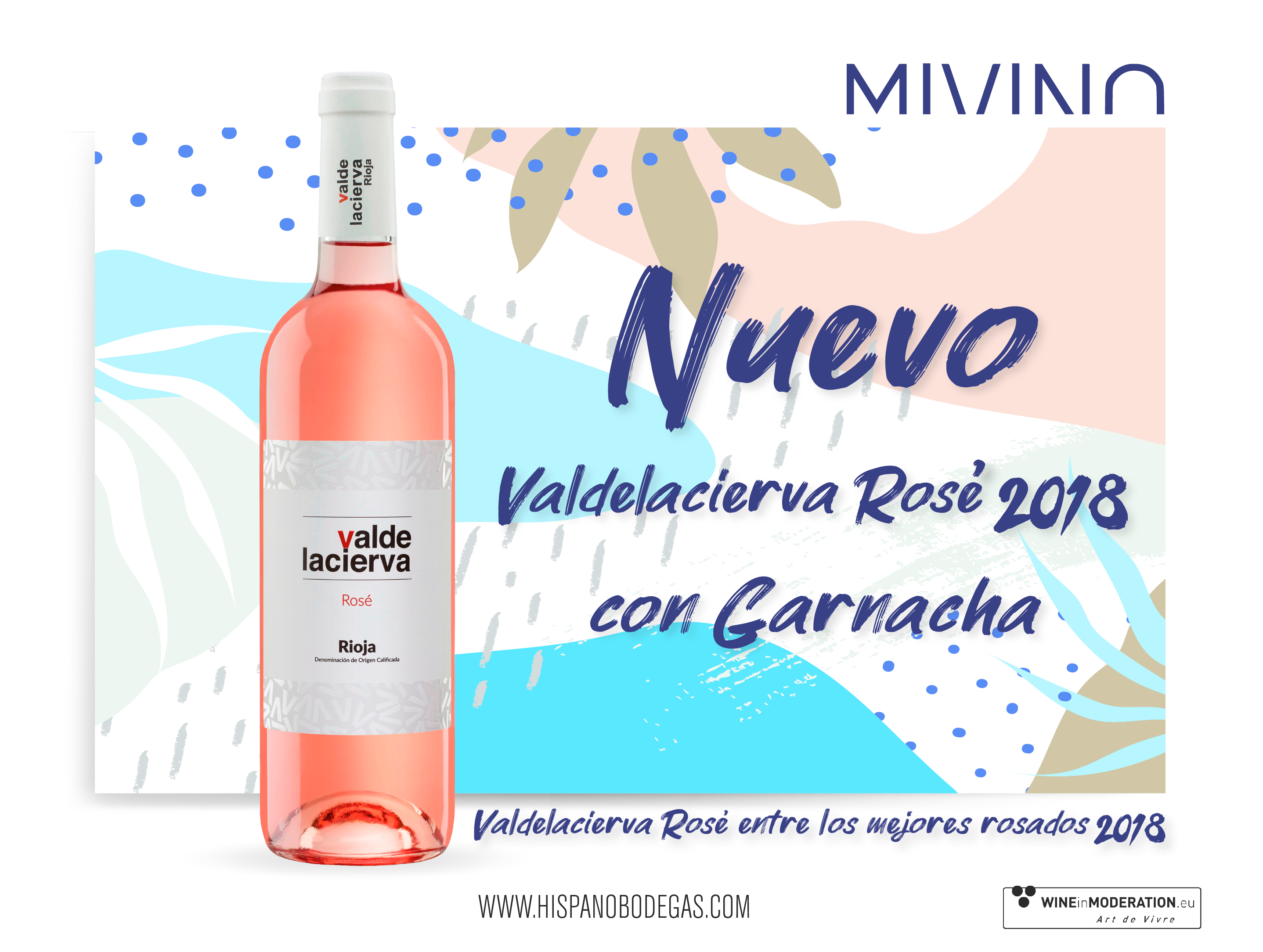 Valdelacierva Rosé, among the best Rosé of 2018