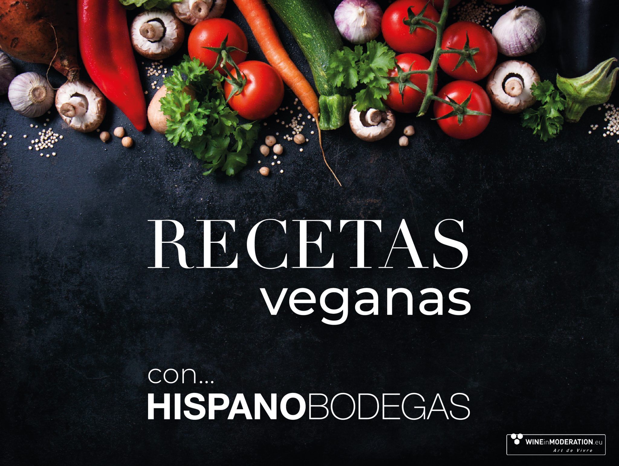 Recetas veganas con vinos veganos