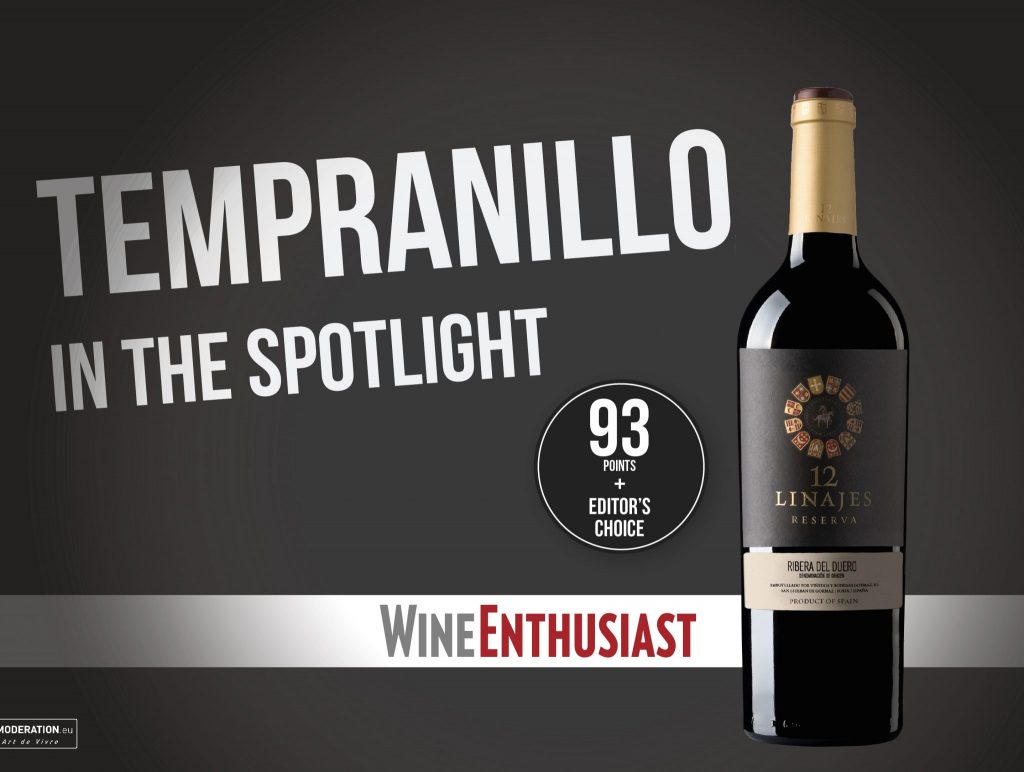 12 Linajes Reserva Wine Enthusiast 93 points Spanish wine Hispanobodegas
