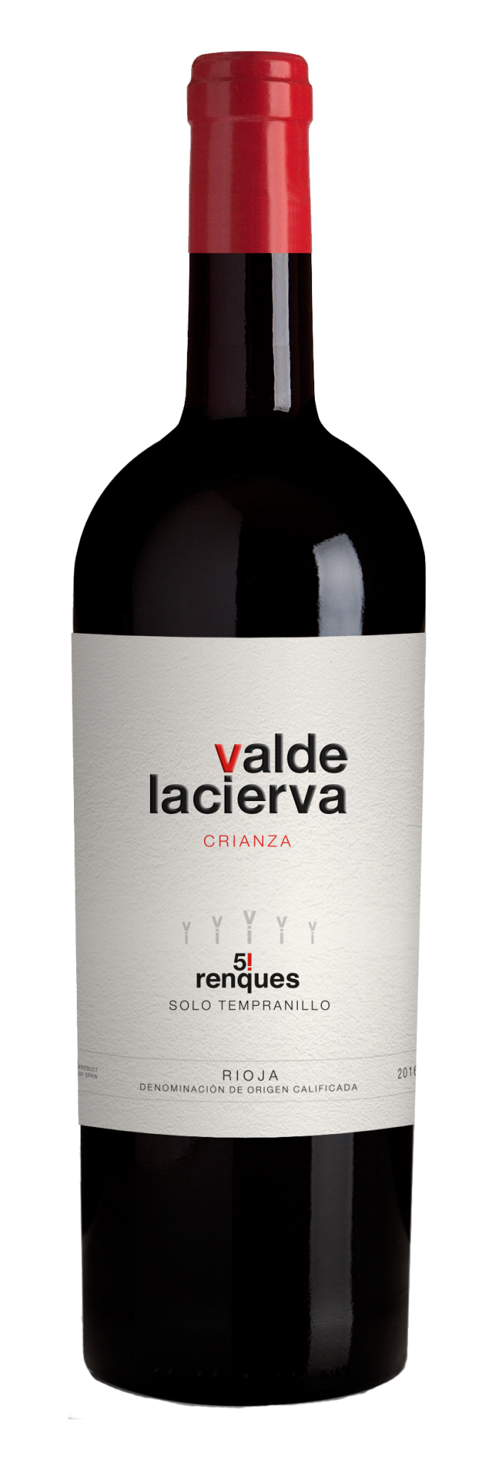 Vino valdelacierva crianza 5 renques rioja tinto