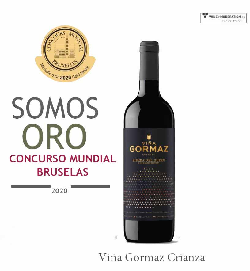 Medalla oro viña gormaz crianza ribera del duero vino de Viñedos y Bodegas gormaz