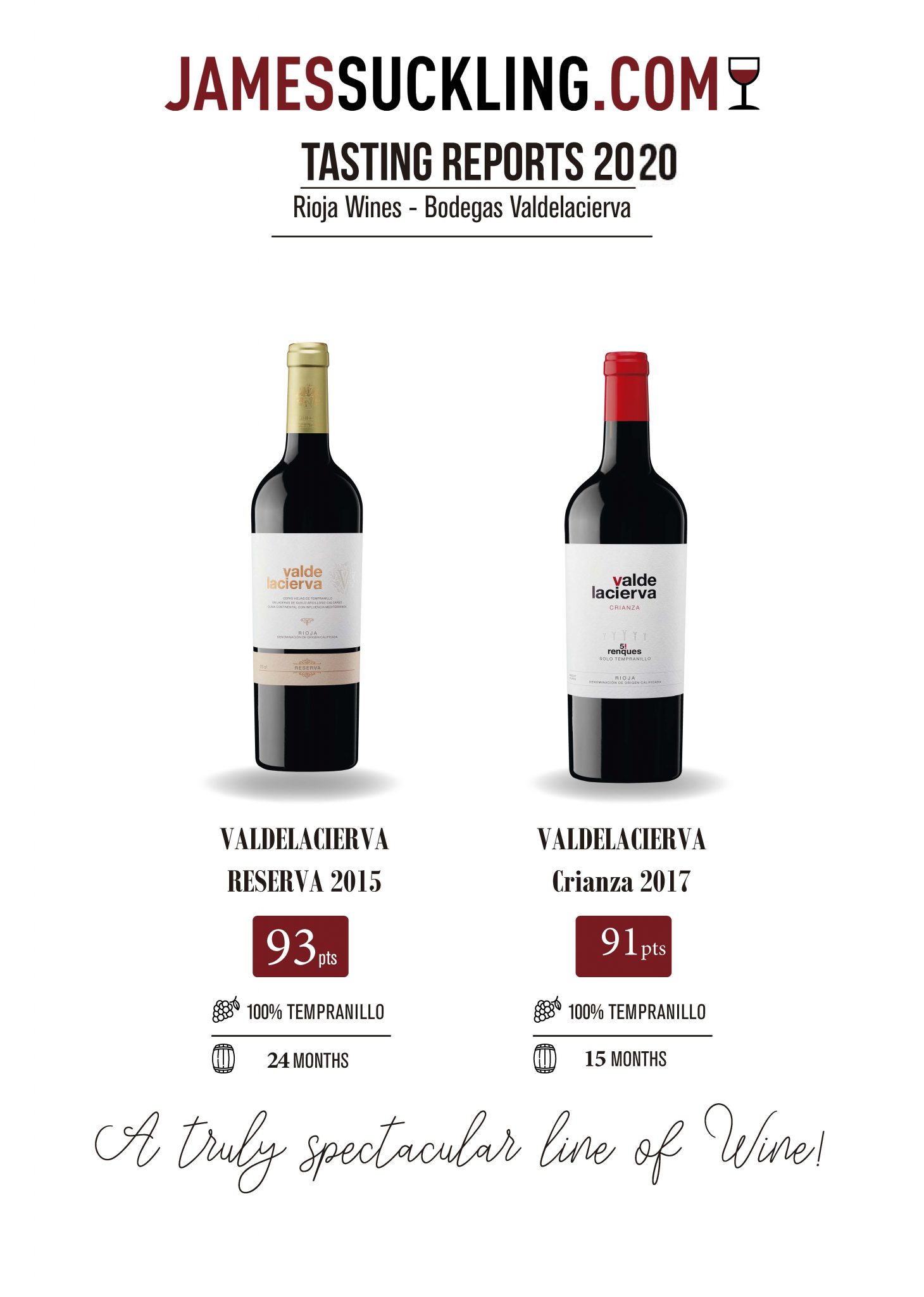 93 puntos valdelacierva reserva por james suckling